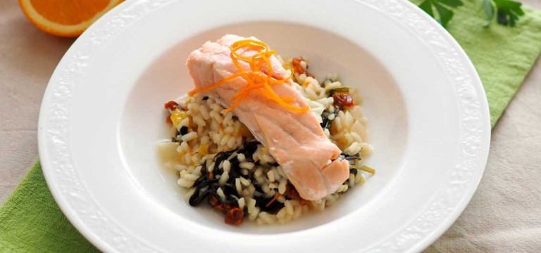 Risotto mit Spinat
